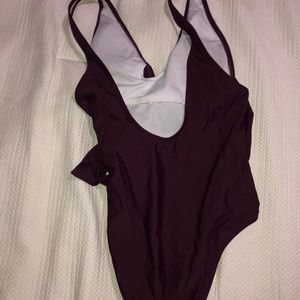 One piece bathing suit